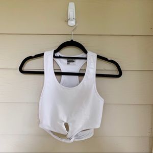 GYMSHARK White Sports Bra / Top